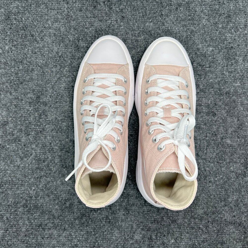 Converse Move Sneakers Women's 7.5 Light Pink Chuck Taylor All Star Hi Top Shoes - Picture 9 of 12